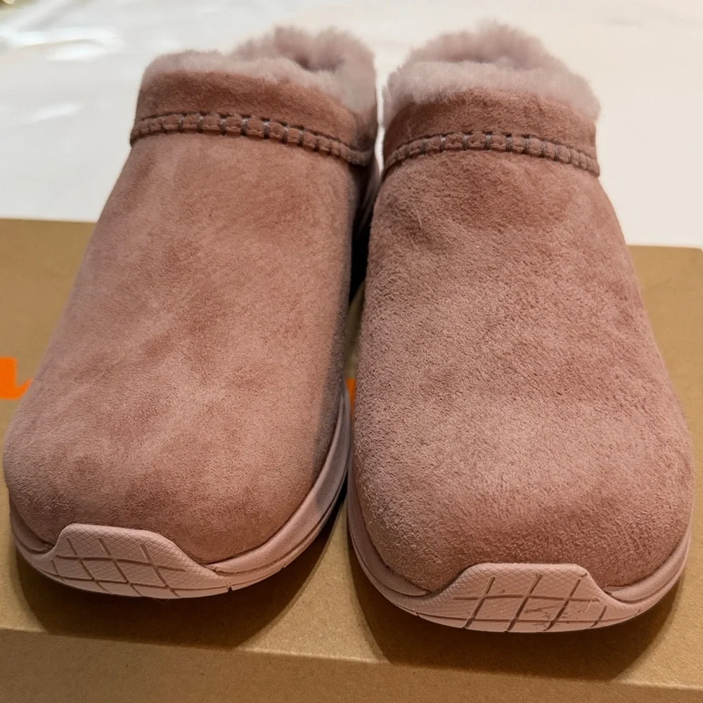 Merrell Encore Ice 5 Women's Mules with Fur Rose Fonce 8.5 NIB - Picture 4 of 8